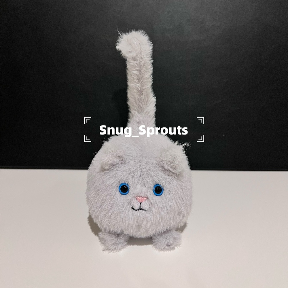 AUTHENTIC‼️ NWT Jellycat light grey kitten Caboodle cat- Retired- FAST SHIPPING